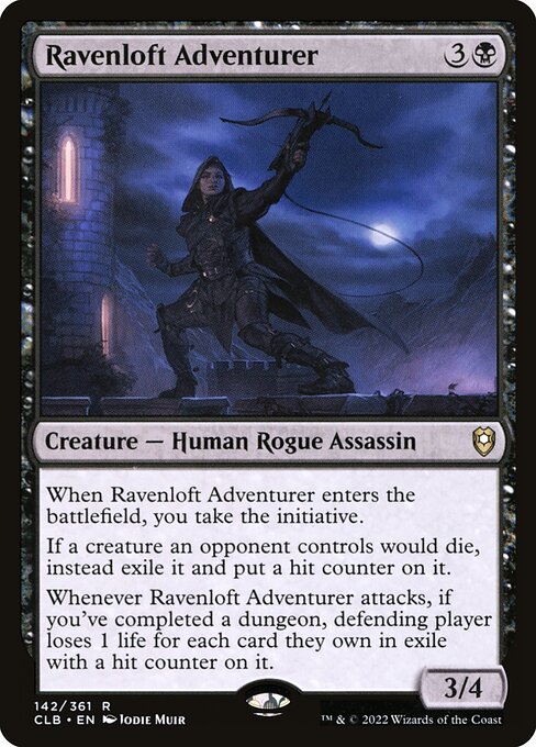 Ravenloft Adventurer - Commander Legends: Battle for Baldur's Gate Rare Card