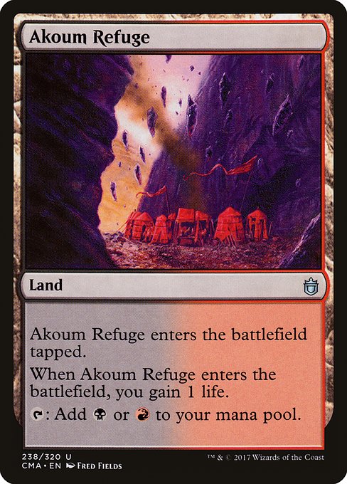 Akoum Refuge - Commander Anthology Uncommon Card