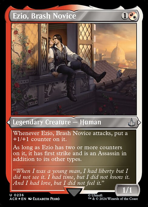 Ezio, Brash Novice - Assassin's Creed Uncommon Card