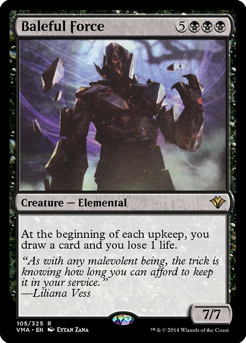 Baleful Force - Vintage Masters Rare Card