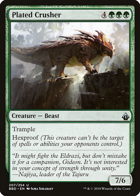 Plated Crusher - Battlebond Uncommon Card