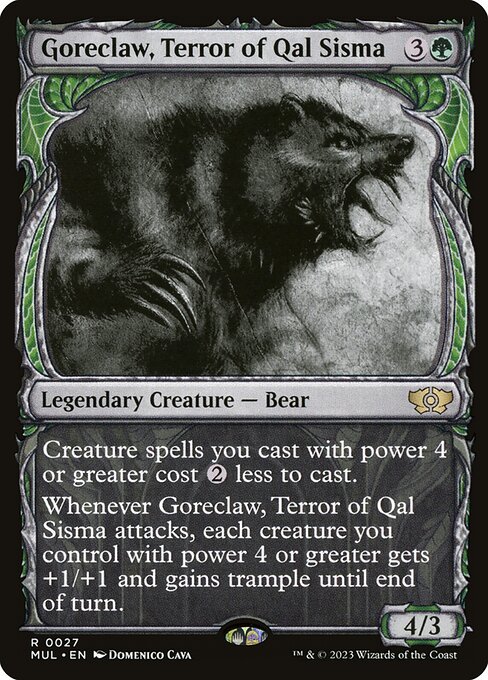 Goreclaw, Terror of Qal Sisma - Multiverse Legends Rare Card