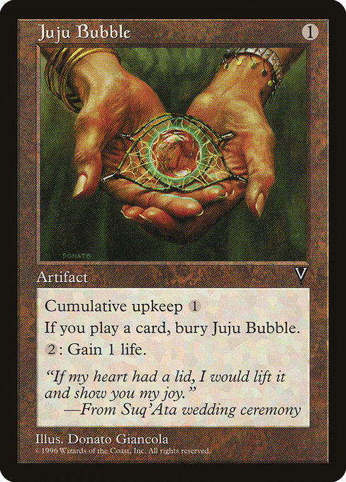 Juju Bubble - Visions Uncommon Card