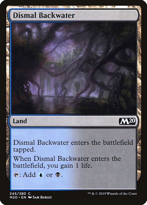 Dismal Backwater - Core Set 2020 Common Card