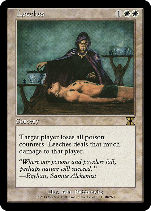 Leeches - Masters Edition IV Rare Card