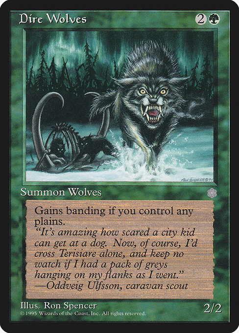 Dire Wolves - Ice Age Common Card