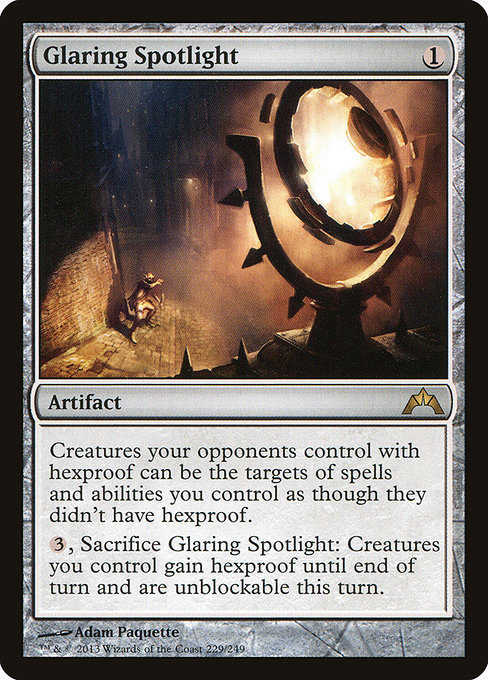 Glaring Spotlight - Gatecrash Rare Card