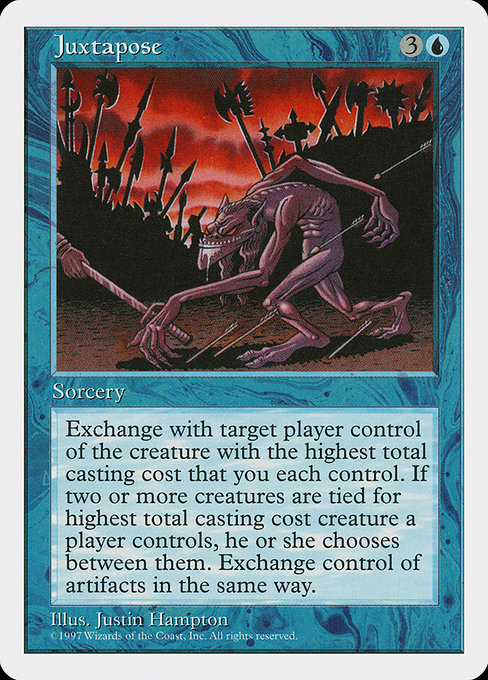 Juxtapose - Fifth Edition Rare Card