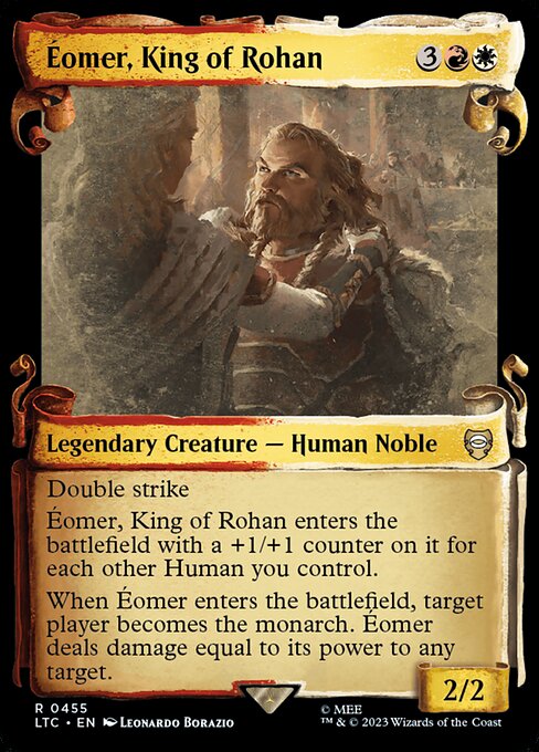 Éomer, King of Rohan - Tales of Middle-earth Commander Rare Card