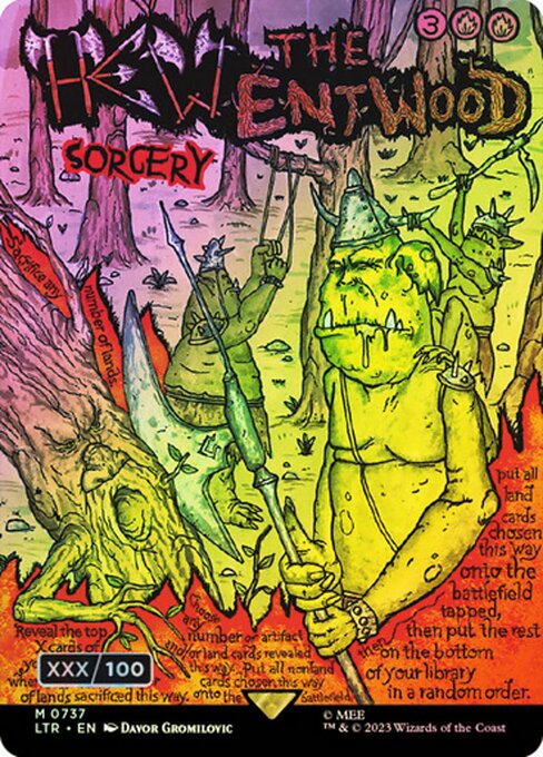 Hew the Entwood - The Lord of the Rings: Tales of Middle-earth Mythic Card