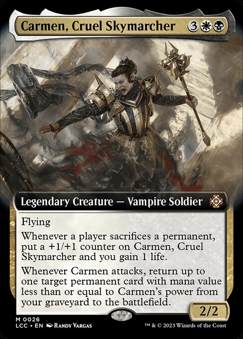 Carmen, Cruel Skymarcher - The Lost Caverns of Ixalan Commander Mythic Card