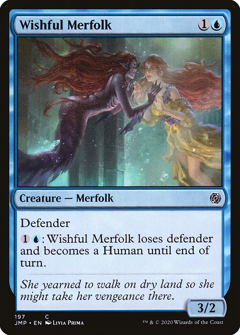Wishful Merfolk - Jumpstart Common Card