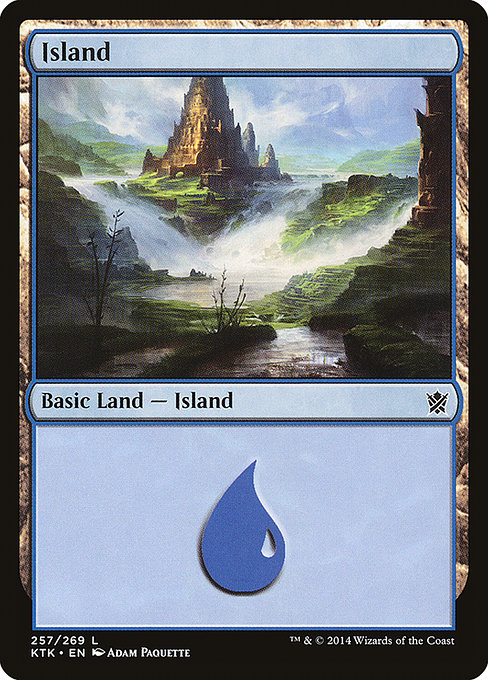 Island - Khans of Tarkir Common Card