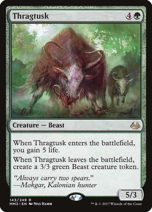 Thragtusk - Modern Masters 2017 Rare Card