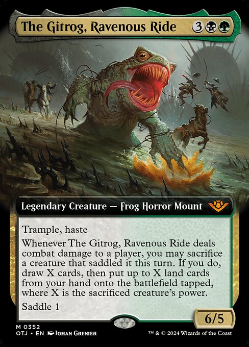 The Gitrog, Ravenous Ride - Outlaws of Thunder Junction Mythic Card