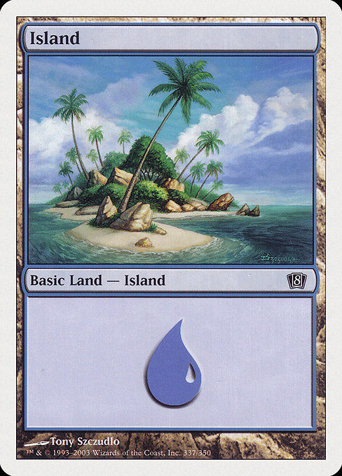 Island - Eighth Edition Common Card
