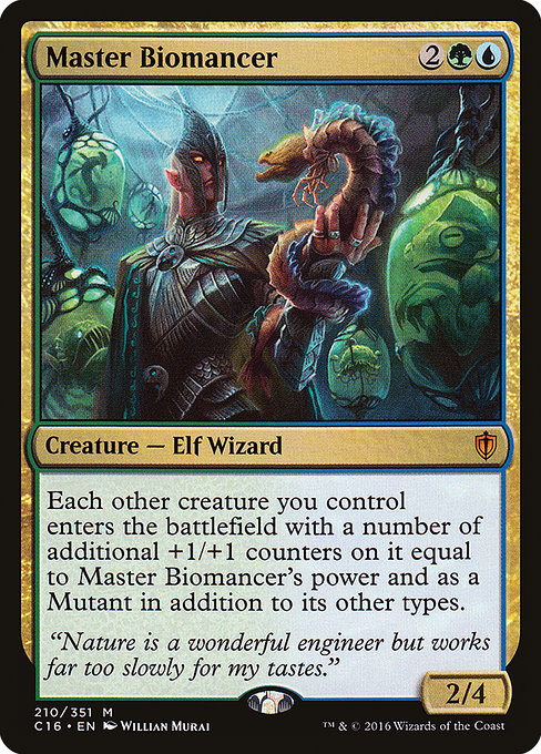 Master Biomancer - Commander 2016 Mythic Card