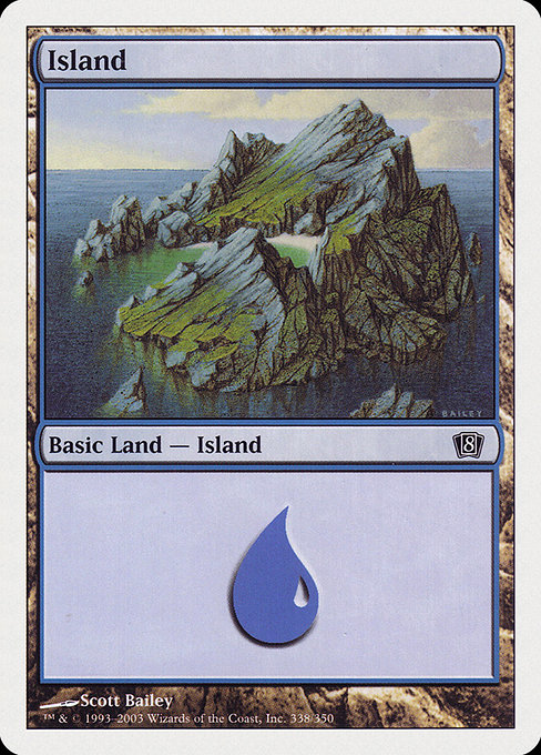 Island - Eighth Edition Common Card