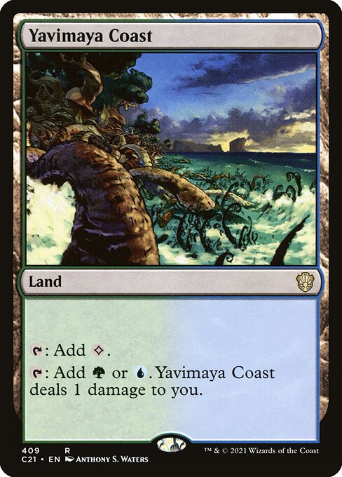 Yavimaya Coast - Commander 2021 Rare Card