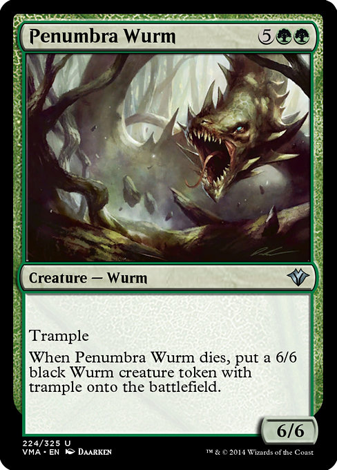 Penumbra Wurm - Vintage Masters Uncommon Card