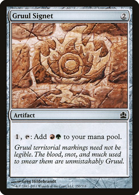 Gruul Signet - Commander 2011 Common Card