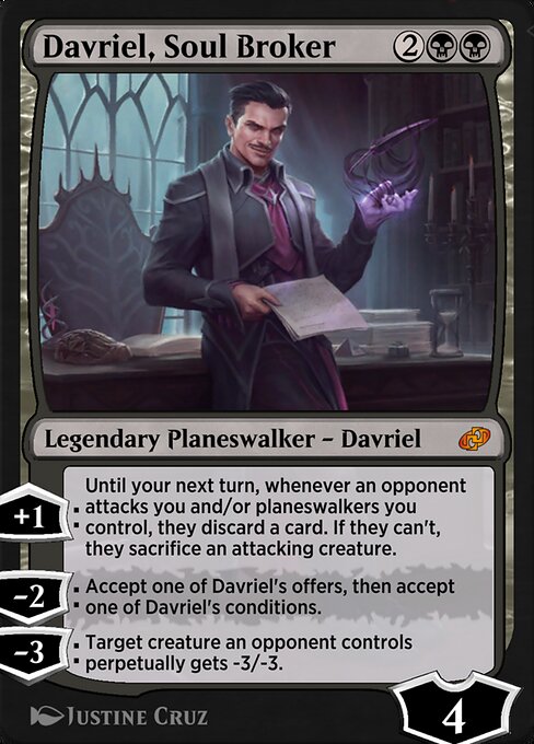Davriel, Soul Broker - Jumpstart: Historic Horizons Mythic Card