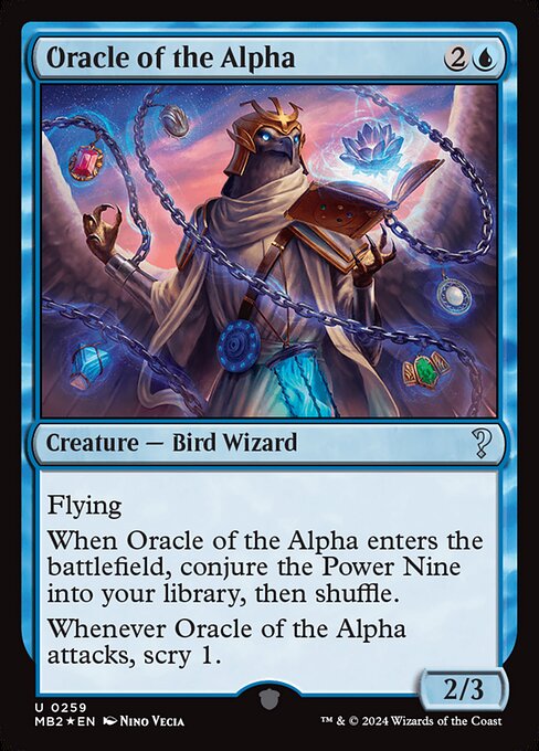 Oracle of the Alpha - Mystery Booster 2 Uncommon Card