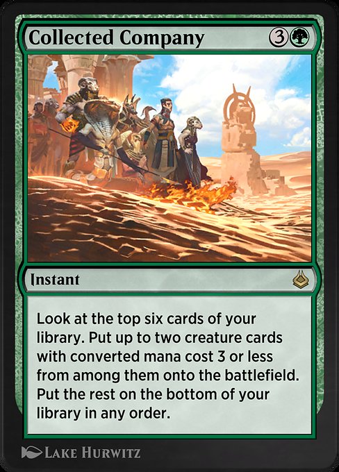 Collected Company - Amonkhet Remastered Rare Card