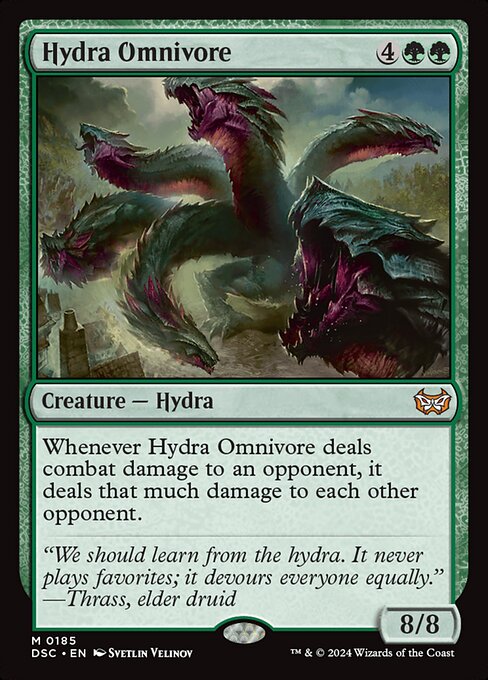 Hydra Omnivore - Duskmourn: House of Horror Commander Mythic Card