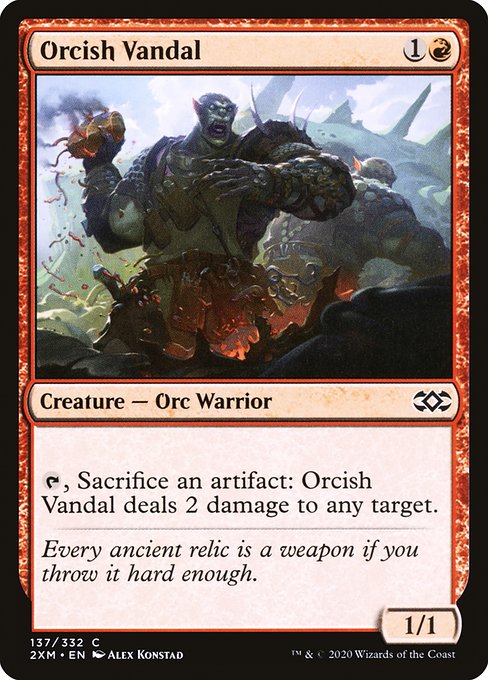 Orcish Vandal - Double Masters Common Card