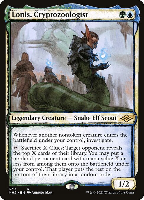 Lonis, Cryptozoologist - Modern Horizons 2 Rare Card