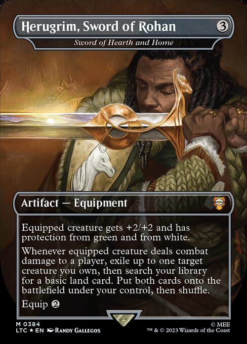 Sword of Hearth and Home - Tales of Middle-earth Commander Mythic Card