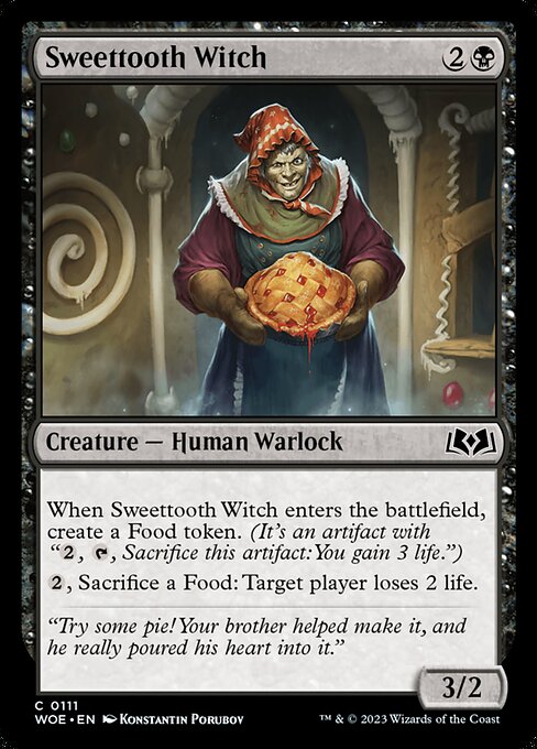 Sweettooth Witch - Wilds of Eldraine Common Card