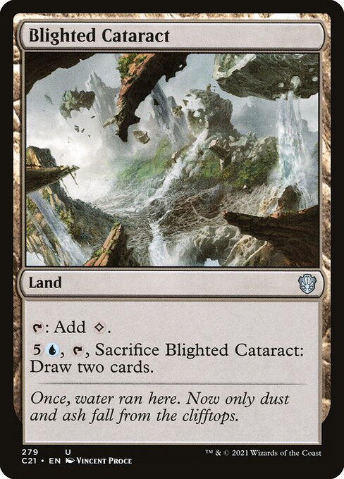 Blighted Cataract - Commander 2021 Uncommon Card