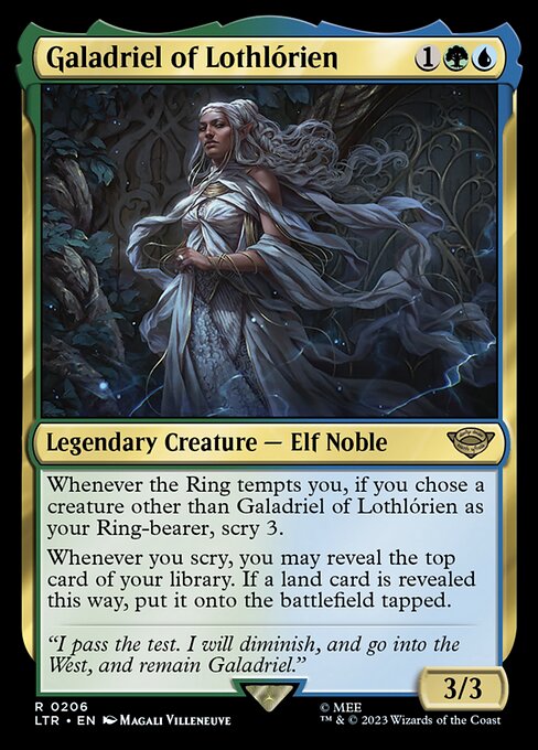 Galadriel of Lothlórien - The Lord of the Rings: Tales of Middle-earth Rare Card