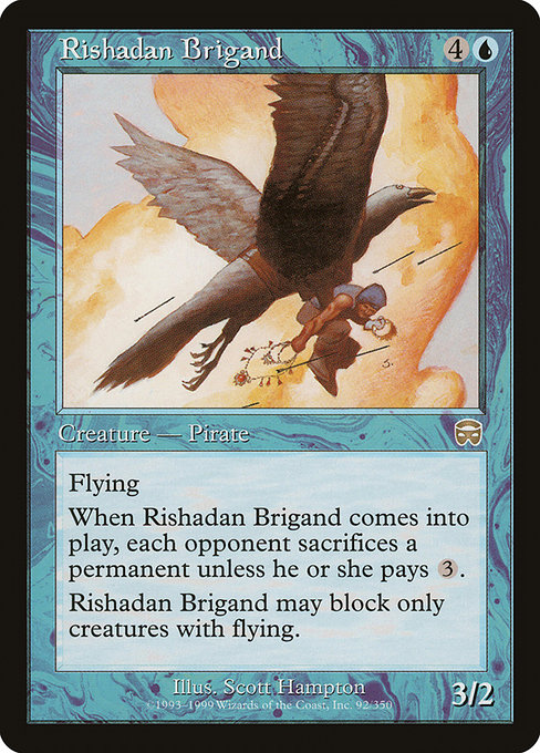 Rishadan Brigand - Mercadian Masques Rare Card
