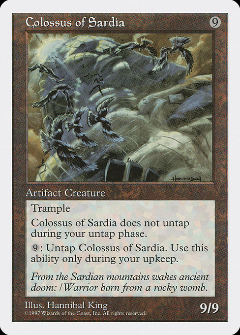 Colossus of Sardia - Fifth Edition Rare Card