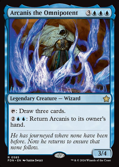 Arcanis the Omnipotent - Foundations Rare Card