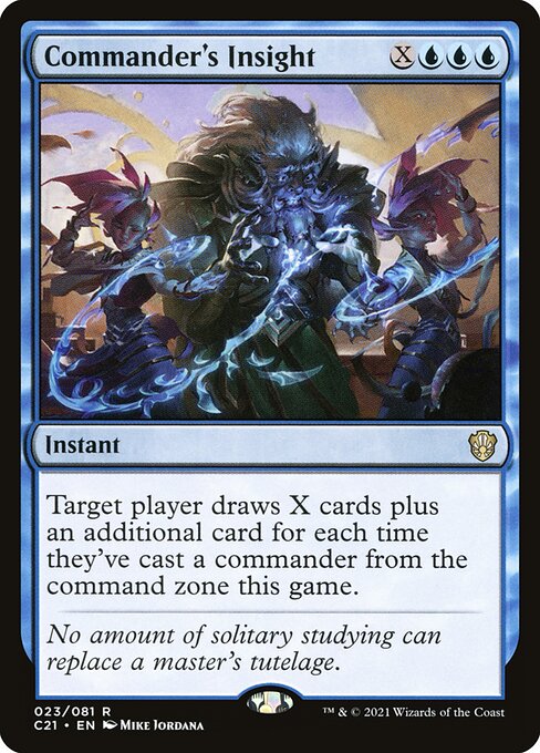 Commander's Insight - Commander 2021 Rare Card