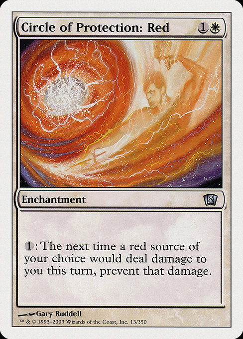 Circle of Protection: Red - Eighth Edition Uncommon Card