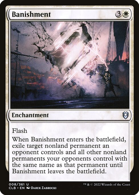 Banishment - Commander Legends: Battle for Baldur's Gate Uncommon Card