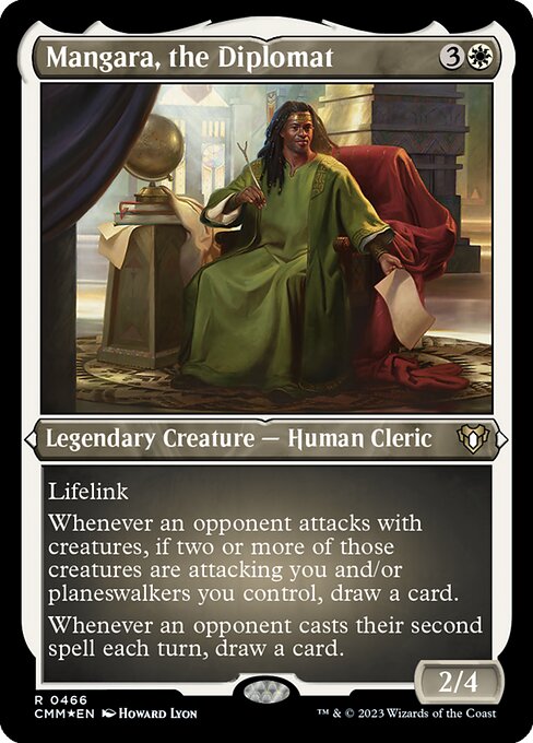 Mangara, the Diplomat - Commander Masters Rare Card
