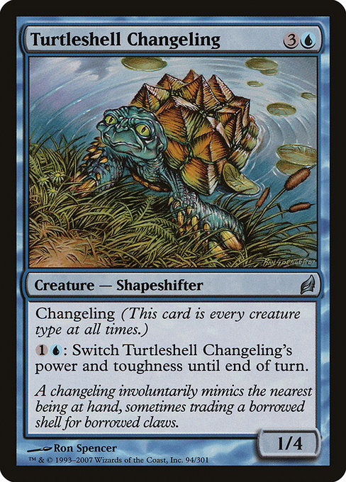 Turtleshell Changeling - Lorwyn Uncommon Card