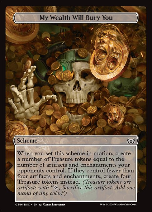 My Wealth Will Bury You - Duskmourn: House of Horror Commander Common Card