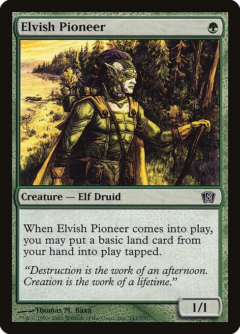Elvish Pioneer - Eighth Edition Common Card