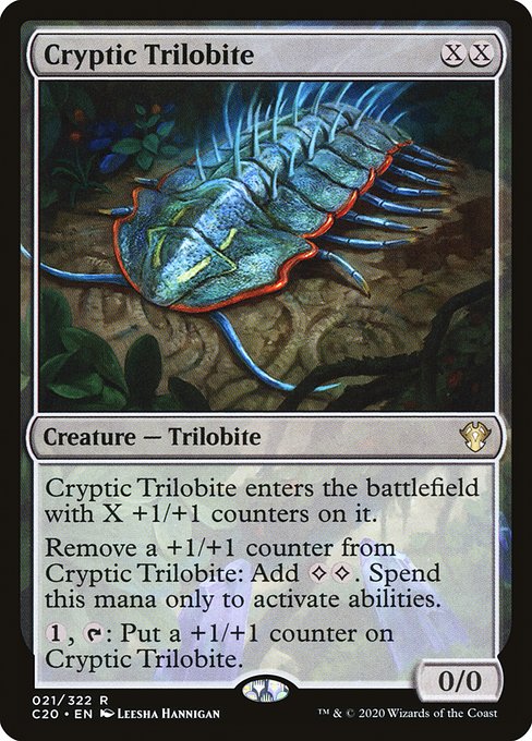 Cryptic Trilobite - Commander 2020 Rare Card
