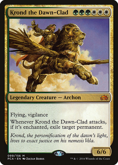 Krond the Dawn-Clad - Planechase Anthology Mythic Card