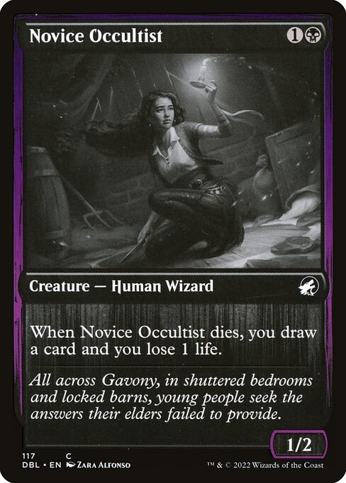 Novice Occultist - Innistrad: Double Feature Common Card