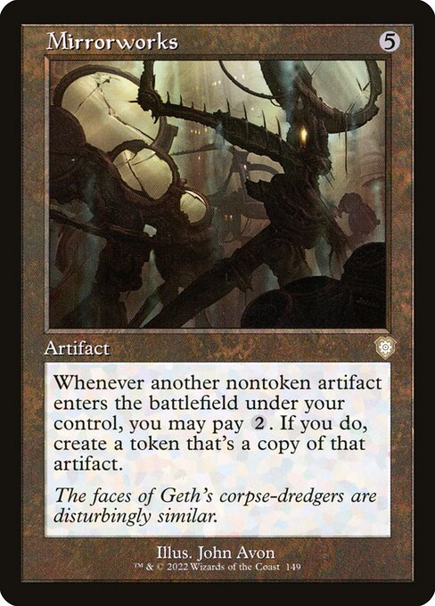 Mirrorworks - The Brothers' War Commander Rare Card