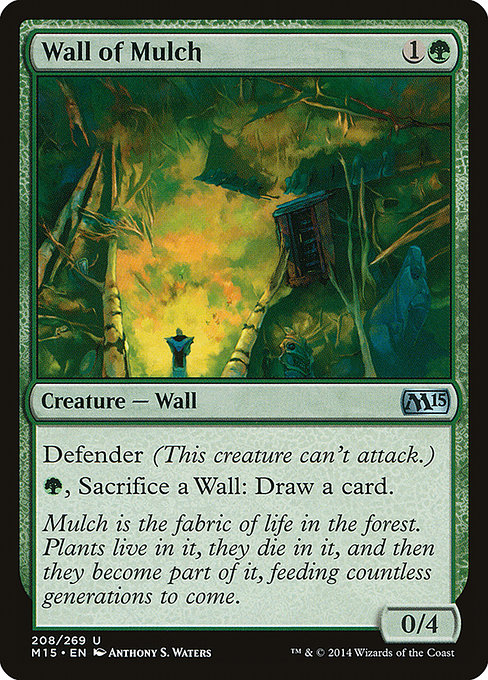 Wall of Mulch - Magic 2015 Uncommon Card